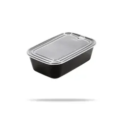 Purtător de alimente negru cutie - GymBeam