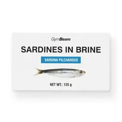 Sardinky v slanom náleve - 125 g - GymBeam