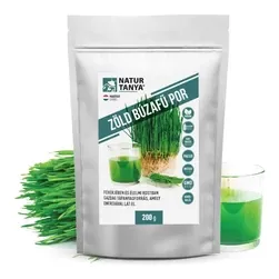 Pulbere vegană de iarbă de grâu verde - 200g - Natur Tanya