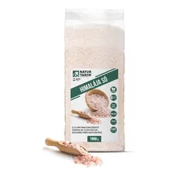 Sare de Himalaya - 0,3-0,5 mm granulație fină, nerafinată, neprocesată, sare pakistaneză roz-roșcată 1000 g - Natur Tanya