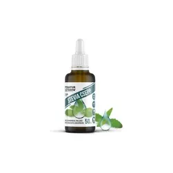 Stevia Drops (Sweet Grass, Jasmine Poppy) Naturalny słodzik bez dodatku aromatu - 50 ml - Natur Tanya