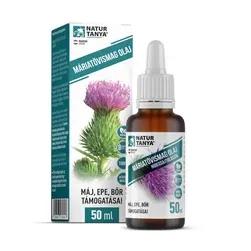 100%-os Máriatövismag olaj hidegsajtolással - 50 ml - Natur Tanya - 