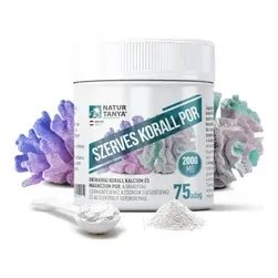 Szerves korall por - okinawai korall eredetű kalcium és magnézium - 150 g - Natur Tanya - 