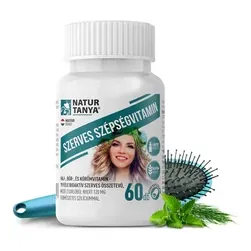 Szerves szépségvitamin 19 féle bioaktív összetevő - 60 vegán kapszula - Natur Tanya - 