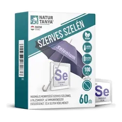 Seleniu organic - Foarte utilizabil, cantitate maximă de formă organică de L-selenometionină - 60 comprimat - Natur Tanya