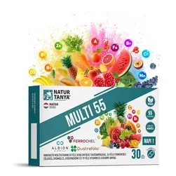 MULTI 55 - Multivitamine fermentate cu 55 de ingrediente active concentrate - 30 comprimat - Natur Tanya