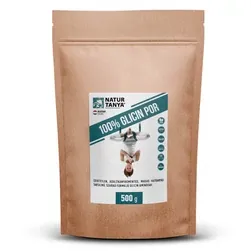 100% GLICIN AMINOSAV - adalékanyagmentes por forma a pihentető alvás kiegészítésére - 500 g - Natur Tanya - 
