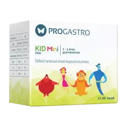 ProGastro KID Mini - Élőflórát tartalmazó étrend-kiegészítő készítmény 1-3 éves gyerekeknek (31 db tasak) - 