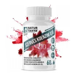 Coenzima Q10 organică - plantă fermentată CEQ10 (ubiquinonă) - 60 comprimat - Natur Tanya