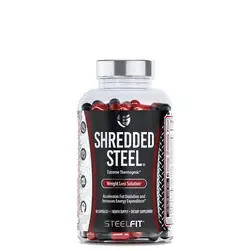 Shredded Steel extrém termogén zsírégető - 90 kapszula - SteelFit - 