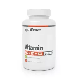 D3+K1+K2 Forte vitamin - 120 kapszula - GymBeam - 