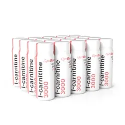 L-carnitină 3000 Shot lichid - 20 x 60 ml - ananas - GymBeam