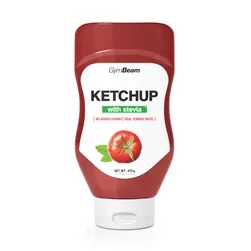 Ketchup îndulcit cu stevia - 470 ml - GymBeam