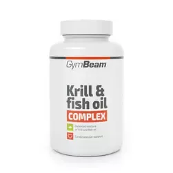 Krill- és halolaj komplex - 90 kapszula - GymBeam - 