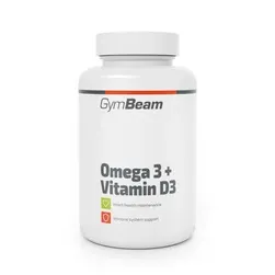 Omega 3 + D3-vitamin - 90 kapszula - GymBeam - 