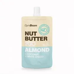 Nut Butter 2GO - Mandulavaj kókusszal és fehér csokival - 80 g - GymBeam - 