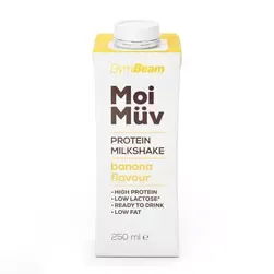 MoiMüv Protein Milkshake - banán - 250 ml - GymBeam - 