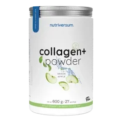Colagen+ Pulbere - 600 g - măr verde - Nutriversum