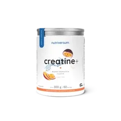 Creatine+ Sugar Free ízesített kreatin monohidrát por 300 g - mangó-maracuja - Nutriversum - 