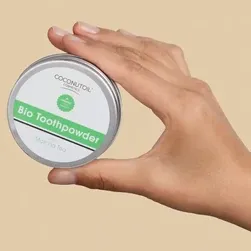 Bio Matcha Teás Fogpor - 40 ml - Coconutoil Cosmetics