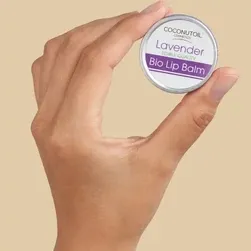 Bio Levendulás Ajakápoló Balzsam - 10 ml - Coconutoil Cosmetics - 