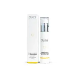 PRESTIGE by Yamuna Kiegyensúlyozó és bőrnyugtató arckrém fényvédővel SPF30 50 ml - 