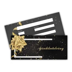 Voucher cadou - negru