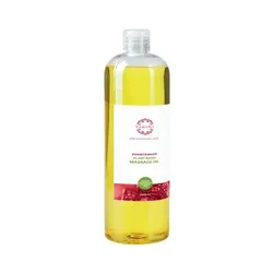 Gránátalmás növényi alapú masszázsolaj - 1000ml - színezék-, parabén- és paraffin mentes