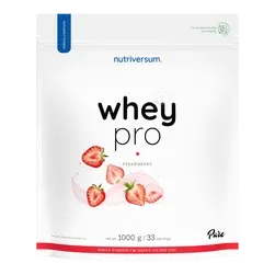 Whey PRO - 1000 g - căpșuni - Nutriversum