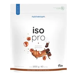 ISO PRO - 1000 g - mogyorós-csokoládé - Nutriversum - 