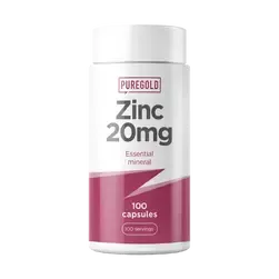 Zinc 20mg étrend-kiegészítő - 100 tabletta - PureGold - 