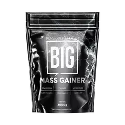 BIG-Mass Gainer tömegnövelő italpor - vanília 3000g - PureGold - 