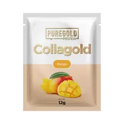 CollaGold Marha és Hal kollagén italpor hialuronsavval - Mango - 12g - PureGold