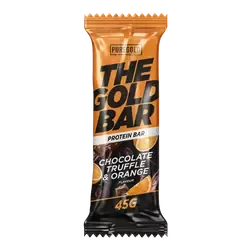 The Gold Bar protein szelet - Csokoládé &amp; Szarvasgomba &amp; Narancs - 45g - PureGold - 