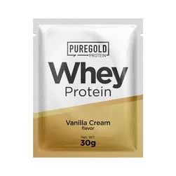 Whey Protein fehérjepor - 30 g - PureGold - vanília - 