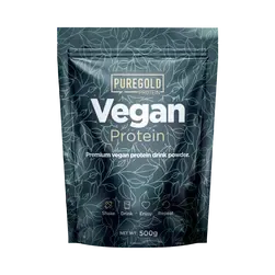 Vegan Protein ízesített növényi fehérje italpor - 500 g - PureGold - pisztácia