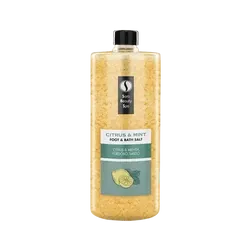 Frissítő Fürdősó és Lábáztató Só - Citrus és Menta - 1320g - Sara Beauty Spa - 