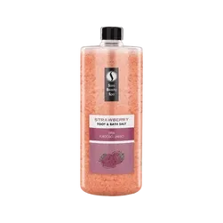 Frissítő Fürdősó és Lábáztató Só - Eper - 1320g - Sara Beauty Spa - 