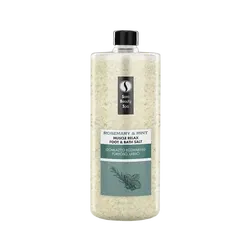 Izomlazító fürdősó és lábáztató só - Rozmaring és Wintergreen - 1320g - Sara Beauty Spa - 