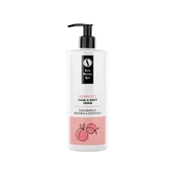 Nawilżający kolagenowy krem do rąk i ciała - morela - 500ml - Sara Beauty Spa