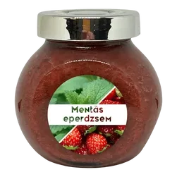 Mentás eperdzsem - 190 ml - Tündérnektár - 