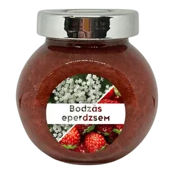Bodzás eperdzsem - 190 ml - Tündérnektár - 