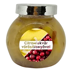 Citromlekvár vörösáfonyával - 190 ml - Tündérnektár - 