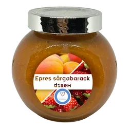Epres sárgabarack dzsem - cukorbetegeknek - 190 ml - Tündérnektár - 