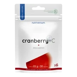 Cranberry + C - 30 kapszula - Nutriversum - 