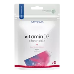 Vitamin D3 rágótabletta - 60 rágótabletta - Nutriversum - 