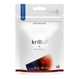 Krill Oil - 60 lágyzselatin kapszula - Nutriversum - 