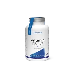 Vitamin D3 + K2 kapszula 120 db - Nutriversum - 
