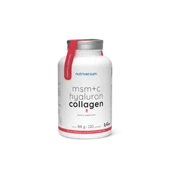 MSM+C Hyaluron Colagen - 120 capsulă - Nutriversum