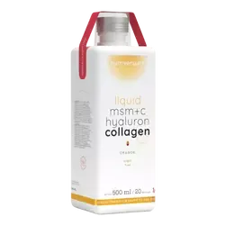 MSM+C Hyaluron Collagen Liquid - 500 ml - narancs - Nutriversum